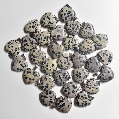 Großhandel 50 teile/los Mode 20mm herz naturstein amazonit charms anhänger für schmuck machen Kostenloser versand