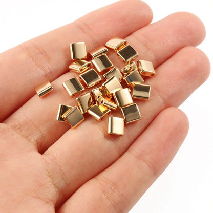 Natürliche Stein Zwei Loch Hämatit Stein Mineral Lose Spacer Perlen Für Schmuck Handgemachte Diy Armband Halskette Ohrringe Tila