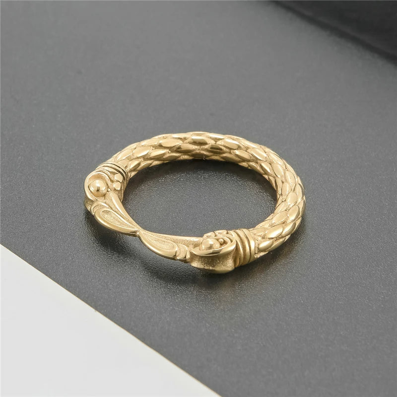 Nordic Viking Schmuck Hip hop Solide Edelstahl Adler Schnabel Ring Männer Junge Ringe Geburtstag Party Geschenk Für Freund Dropshipping