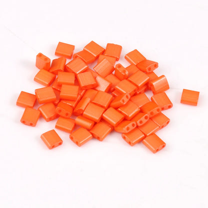 Zwei Löcher Perlen Taidian Seedbeads für Schmuck Machen DIY Armbänder Zubehör Sommer Strand Schmuck 5x5x2mm 50 teile/los