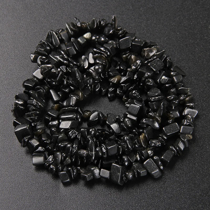 Natürliche Kies Stein Perlen Lapis Lazuil Bostwana Sodalith Chips Perle für Halskette Ohrringe Armbänder Schmuck Kette Perlen 3-5mm