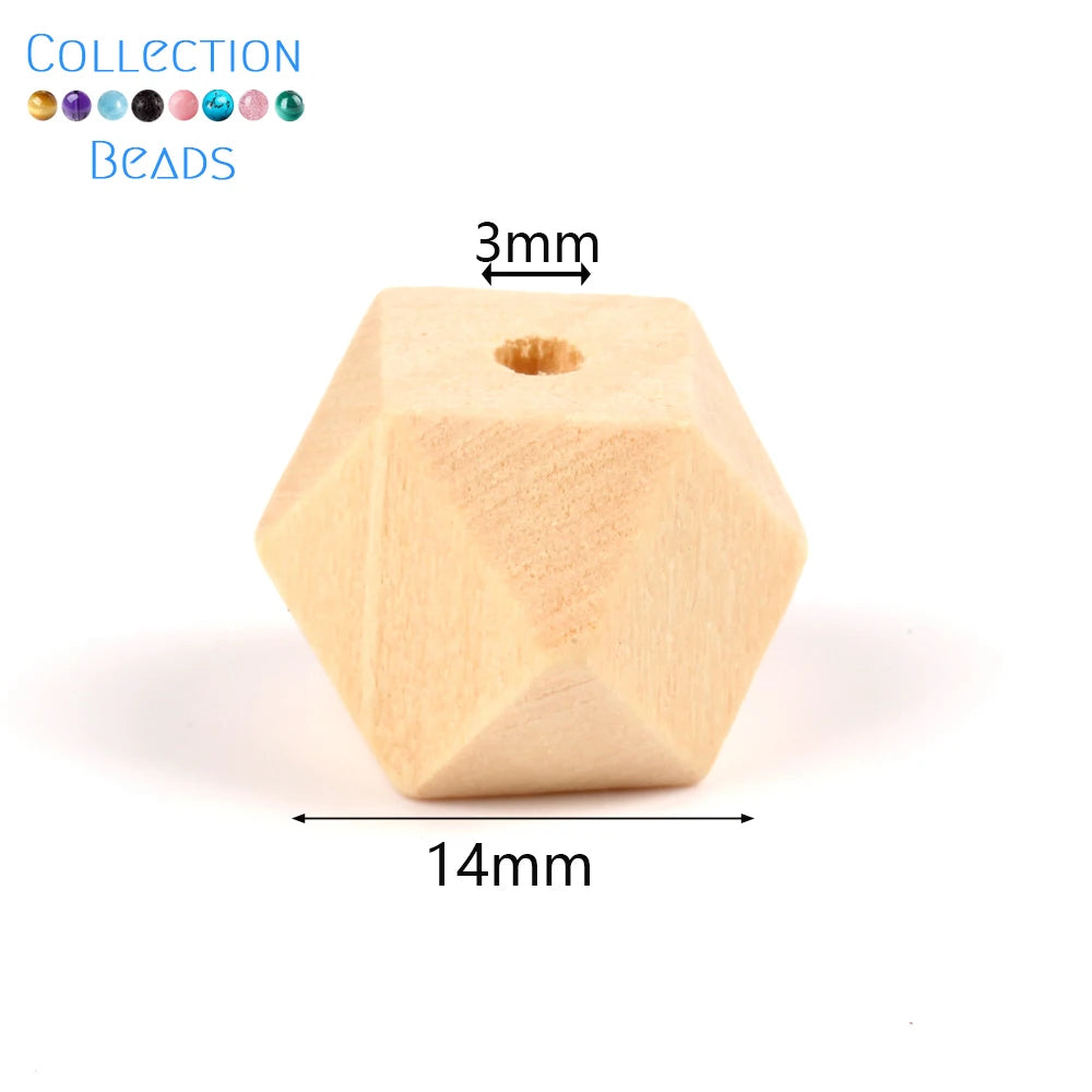 4-50mm 1-1000 Stück natürliche Holzperlen runde Abstandshalter Holzperle bleifreie Kugeln Charms DIY für Schmuckherstellung handgefertigte Accessoires