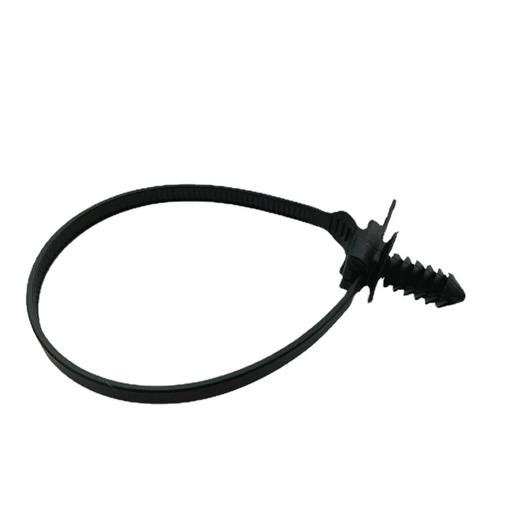 Auto große LKW-Träger Blechs chnalle abnehmbare Nylon Kabelbinder Kabelbinder mit Blech befestigungs sitz Dicke 3mm