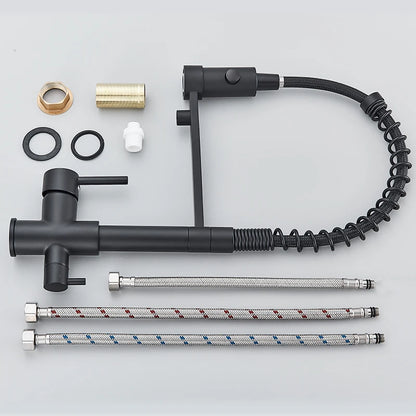 Schwarz Gefilterte Küche Wasser Filter Küche Armaturen Dual Auslauf Filter Wasserhahn Mixer Wasser Reinigung Wasser Kran Für Küche