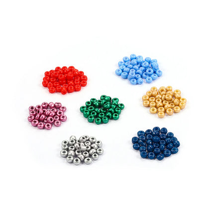 300/600 Stück 3/4 mm Charm-Glasperlen, tschechische Rocailles, kleine runde lose Perlen für DIY-Schmuckherstellung, Ohrringe, Armbänder, Großhandel