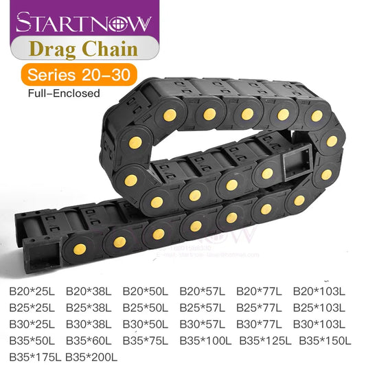 Startnow 20x57 Kunststoff Kabel Ketten Vollständig Umschlossen Drag Kette Draht Träger Mit Ende Anschlüsse Für CNC Router maschine Werkzeug Teile