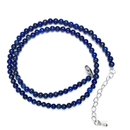 Natürliche 4mm Fluorit Amethyst Sonnenstein Apatit Quarz Perlen Halskette mehrere Farben Geschenke für Mädchen Mode Armband Halsband