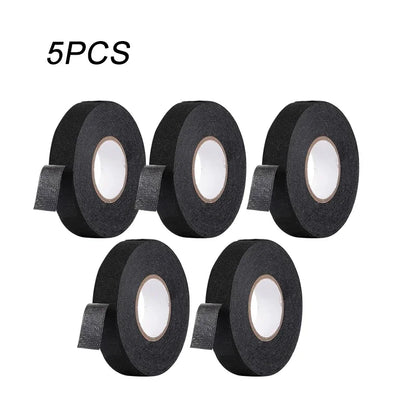5/10 Stück Elektrisches Isolierband Hitzebeständiges Kabelbaumband 9/15MM Auto-Kabelbaum Verkabelungsschutz Wasserdichtes Klebeband