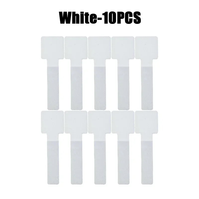 Neue wiederverwendbare Kabelbinder mit Klettverschluss, selbstklebender Netzkabel-Kabelhalter, verstellbare Kabelaufbewahrung, Desktop-Organizer, Manager