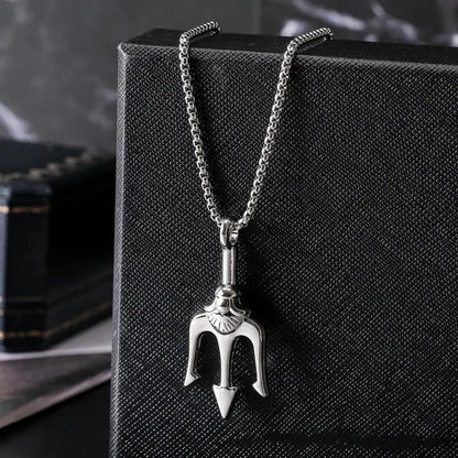 Vintage Gothic Totenkopf Jesus Kreuz Anhänger Halskette Katholischer Schmuck für Männer Punk Religiöse Amulett Halskette
