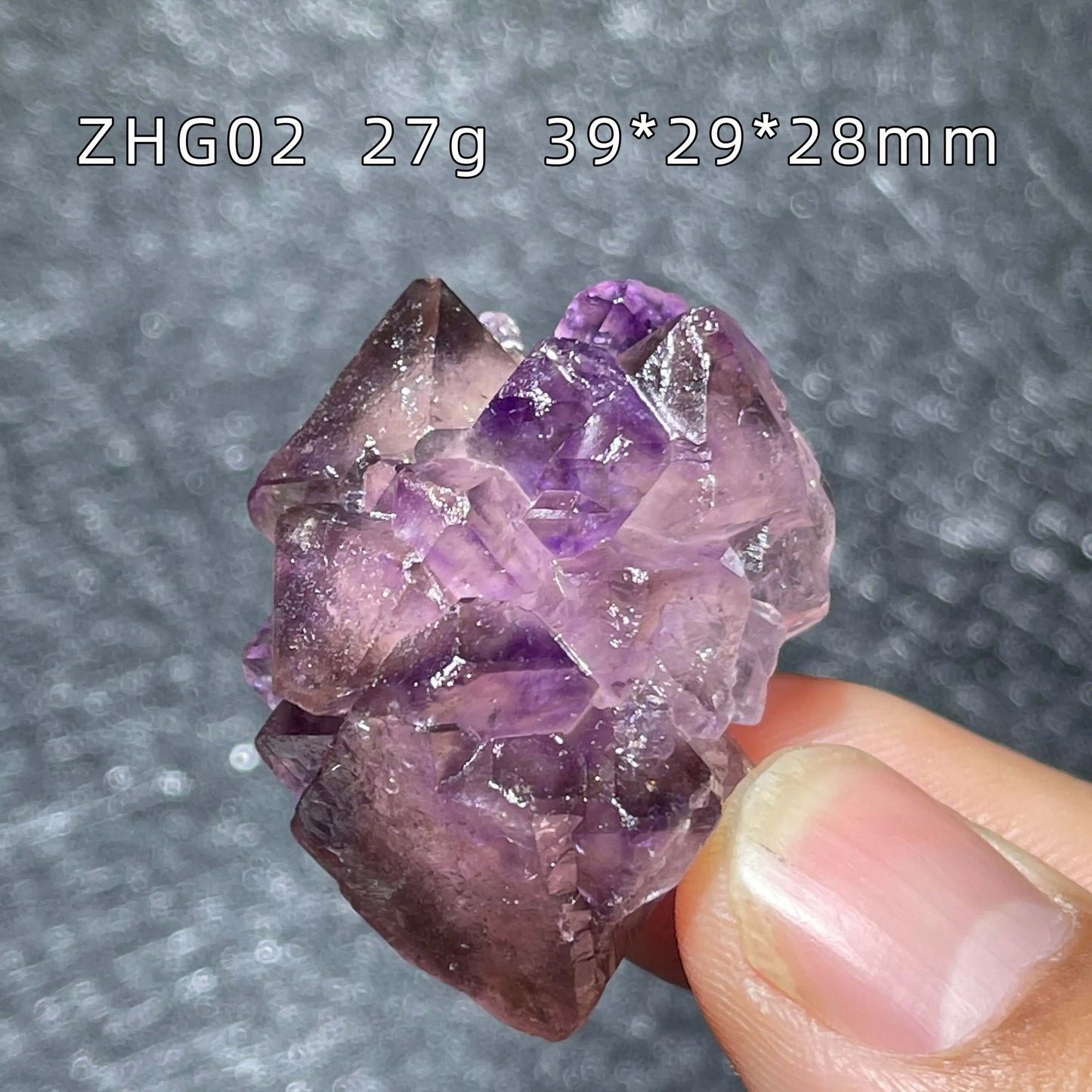 Naturstein Amethyst Skelett Kristall Cluster Mineralprobe Quarz Rohgestein Dekoration Rau poliert Heilung Geschenk