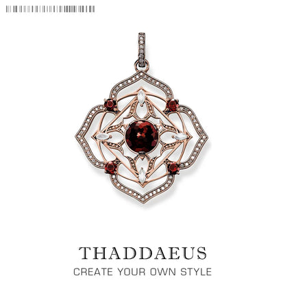 Anhänger Splenic Root Herz Third-Eye Throat Chakra Lotus Karma Wheel, brandneuer Vintage-Schmuck Bijoux Geschenk für Frau Mädchen Männer