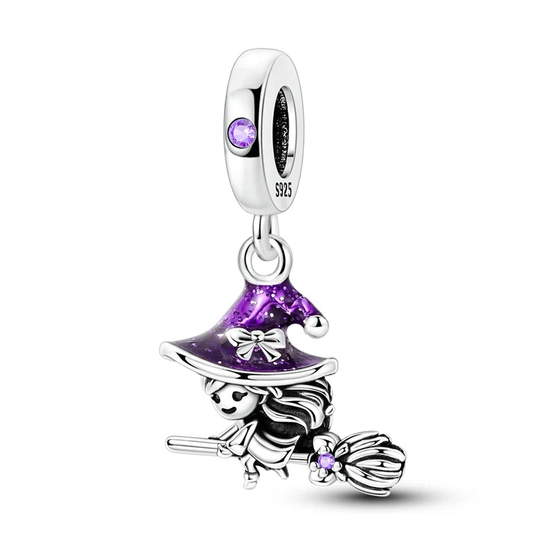 Neue Original 925 Silber Sterling Charms Perlen Anhänger Katze Hund Löwe Tiger Mädchen Junge Charms Fit Armband Frau Mode Schmuck Geschenk