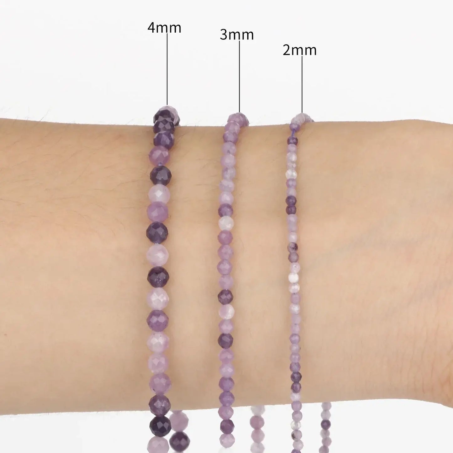 2 3 4mm 15" natürliche afrikanische Smaragdperle kleine facettierte Steine runde lose Steinperlen für DIY Armband Halskette Schmuckherstellung