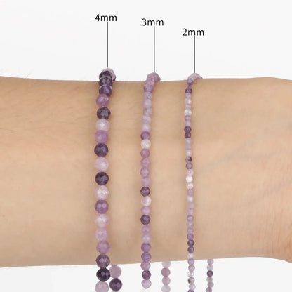 2 3 4mm 15" natürliche afrikanische Smaragdperle kleine facettierte Steine runde lose Steinperlen für DIY Armband Halskette Schmuckherstellung