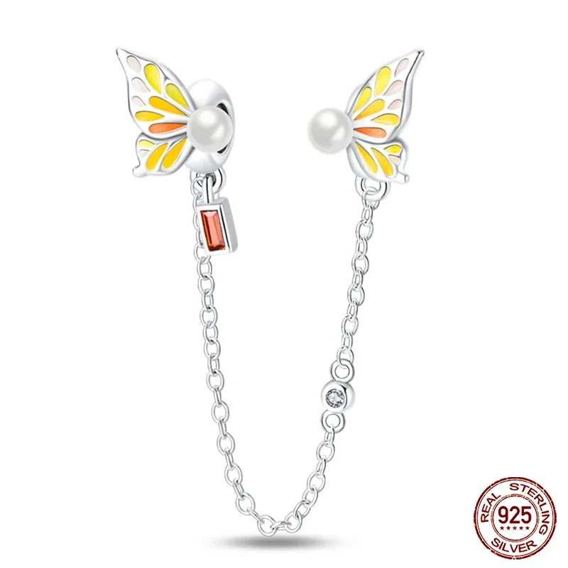 Charms-Perlen aus 925er-Sterlingsilber, modisches Biene- und Honigglas, Sonnenblume, Herbstserie, passend für Original-Armbänder, DIY-Schmuckherstellung