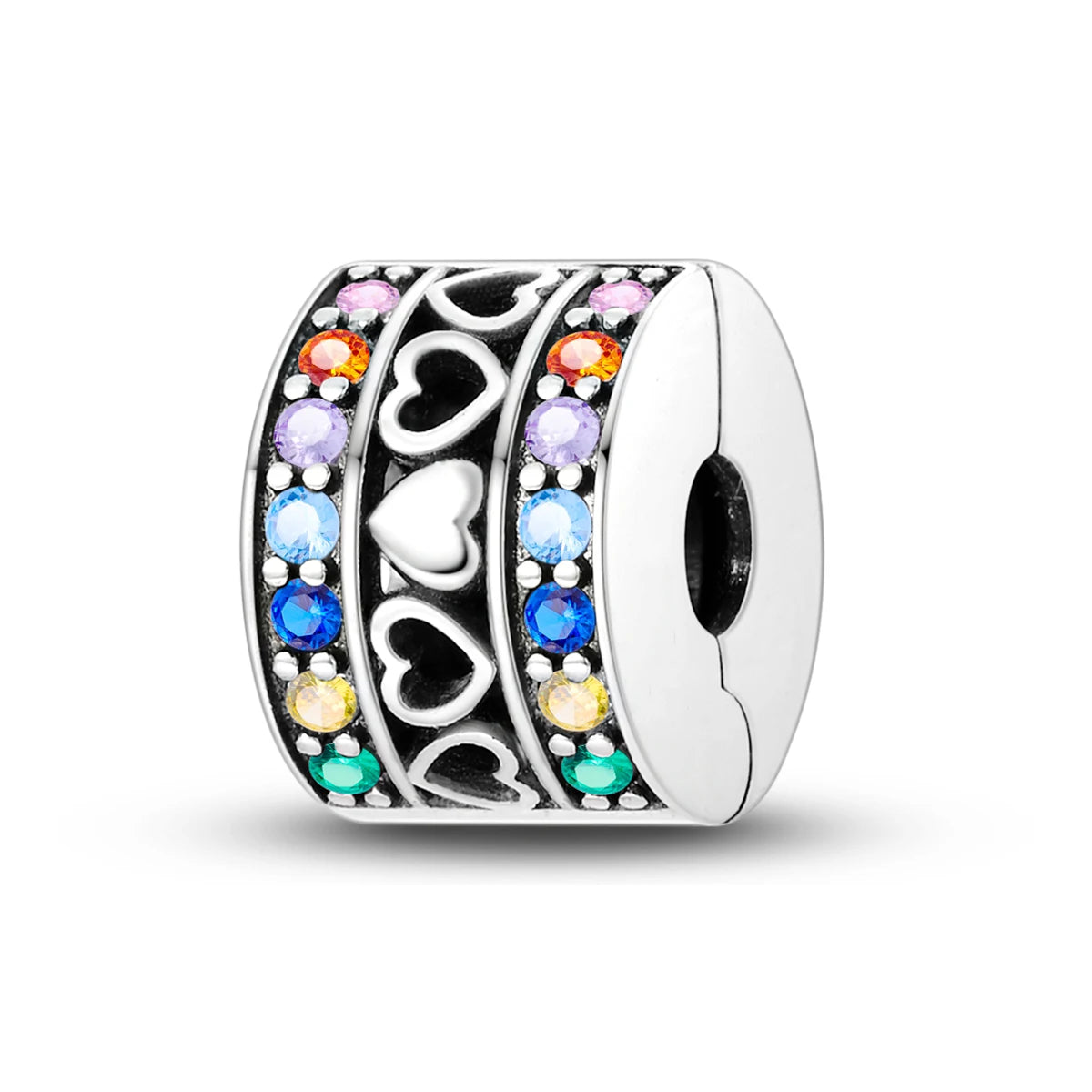 Versilberte bunte Charms-Perlen passen zu Original-Armreif, Einhorn, feuriger Drache, Anhänger, baumelndes Armband, DIY-Frauen-Schmuck, Geschenk