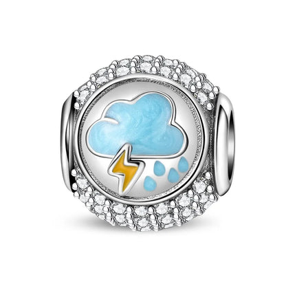 Blaue Serie 925er Sterling Jungfrau Maria Schleife Chamäleon Tanzschuhe Flugzeug Ticket Charm passend für DIY Armband Halskette süße Geschenke