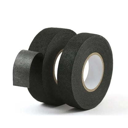 15 Meter hitzebeständiges, flammhemmendes Klebeband, selbstklebendes Coroplast-Gewebeband für den Schutz von Kabelbäumen im Auto