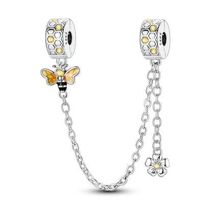 Flugzeug-Charm, 925er Silber, Original-Zirkon, Kleeblatt, Avocado, Charms, Perle, passend für Armbänder, DIY-Schmuck für Frauen, Hochzeitstag, Geschenk