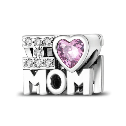Neue 2025 925 Sterling Silber Charms Perlen Liebe Herz Rosa Original Charm Anhänger Fit Charm Armbänder DIY Schmuck Geburtstag Geschenk
