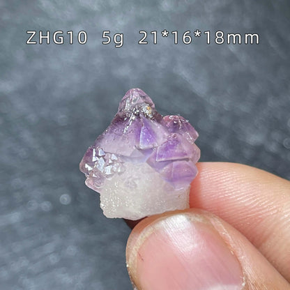 Naturstein Amethyst Skelett Kristall Cluster Mineralprobe Quarz Rohgestein Dekoration Rau poliert Heilung Geschenk