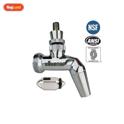 Kostenloser Versand Kegland NukaTap Edelstahl Bier Wasserhahn Kommerziellen Veranstaltungsort Tap Bar Werkzeug Homebrew