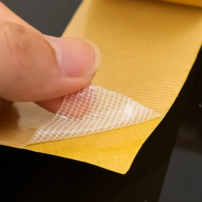 Doppelseitiges Stoffklebeband, transparent, robust, selbstklebend, Netz-Fixierbänder, wasserdicht, hochviskose Teppichaufkleber