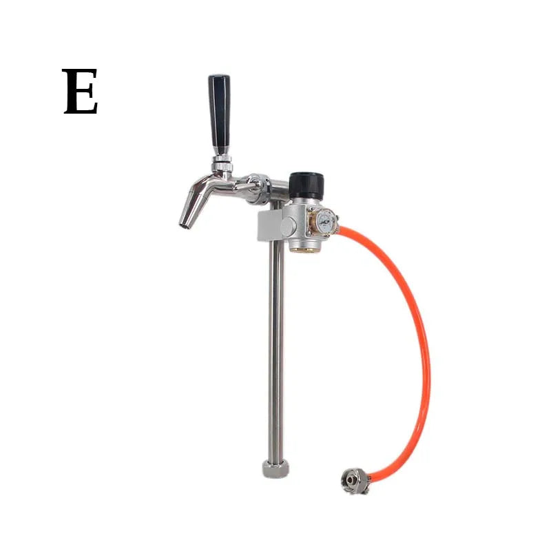Bier Mini Fass & kommerzielles Fass Dosier set CO2 Picknick Gewindes ch neids ystem kompatibel 0,25 l tr21 * 4 Gasflasche Homebrew Kegging