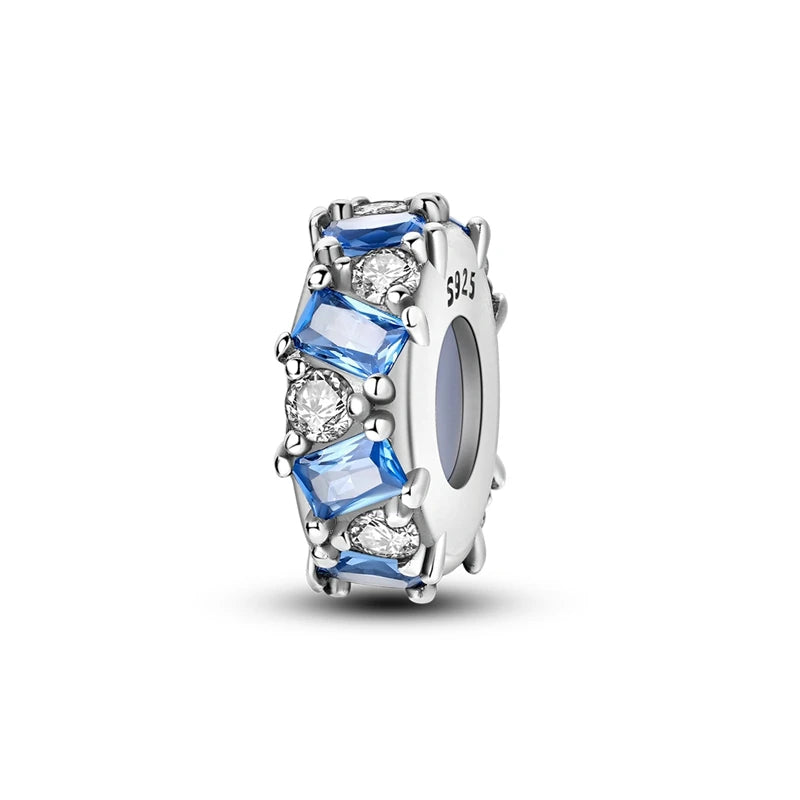 Charm Heiße Verkäufe 925 Sterling Silber Charms Perlen CZ Pave Runde Clip Charms Fit Original Armband Halskette Charms Schmuck Geschenk