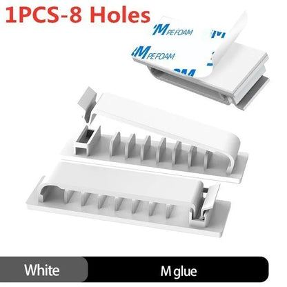 Kabel-Organizer, Kabelmanagement, Drahthalter, flexibler USB-Kabelaufwickler, ordentliche Silikon-Clips für Maus, Tastatur, Kopfhörer-Schutz