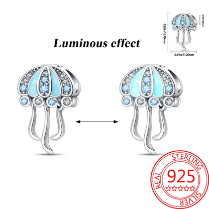 Sommer-Charm-Anhänger aus 925er-Sterlingsilber, Sea World Kingdom, Perlen für Charms, Original-Armband für Damen, Schmuckherstellung
