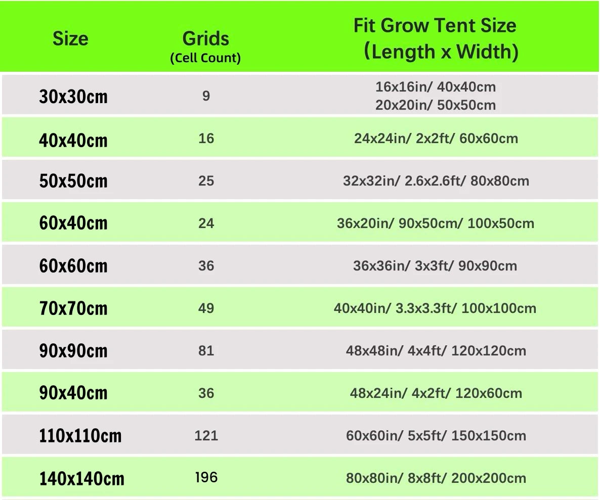 4'' Mesh Grow Zelt-Spaliernetz, robustes elastisches Pflanzennetz mit Stahlhaken, flexible Hydrokultur-Unterstützung für die Gartenbau
