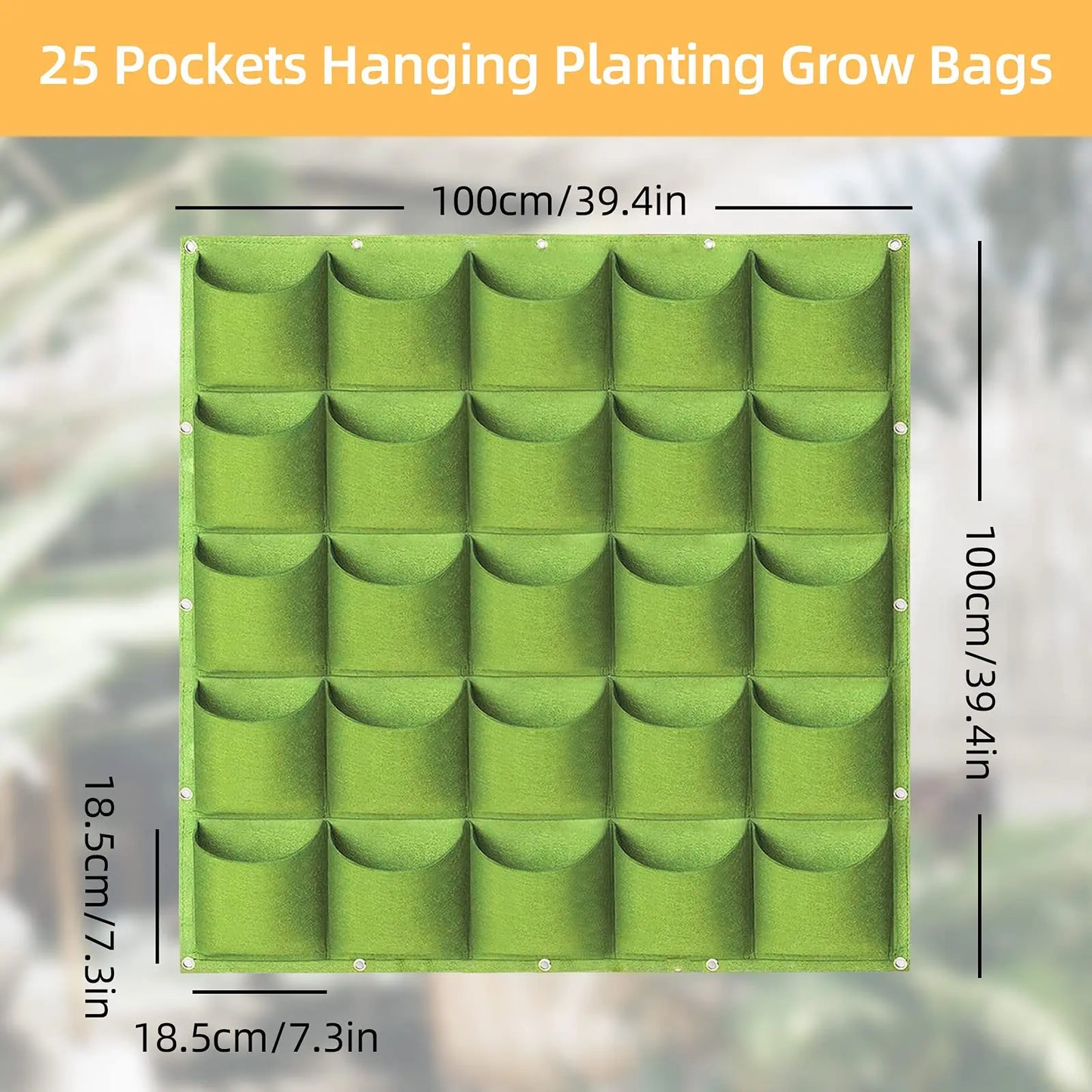 49 Taschen hängende Pflanz beutel, hängende vertikale Wand pflanzen pflanzen wachsen Taschen, Kräuter garten Pflanzer Outdoor Indoor wachsen