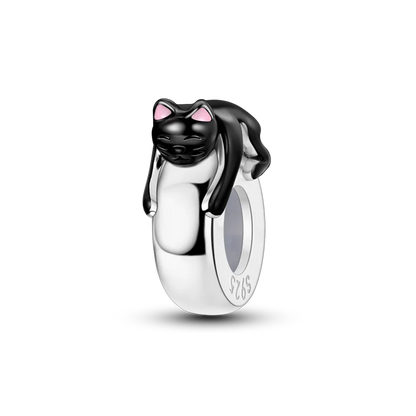 Clip-Perle mit Tiermotiv, 925er-Sterlingsilber, Löwe, Tiger, Elefant, Hund, Positionierungsperle, passend für Original-Armbänder, DIY-Schmuck