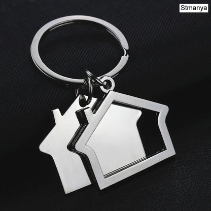 Neue Männer Nette Cartoon Haus mit Fenster schlüsselbund frauen nette schlüssel kette Tasche charme für party beste geschenk Schmuck K2007