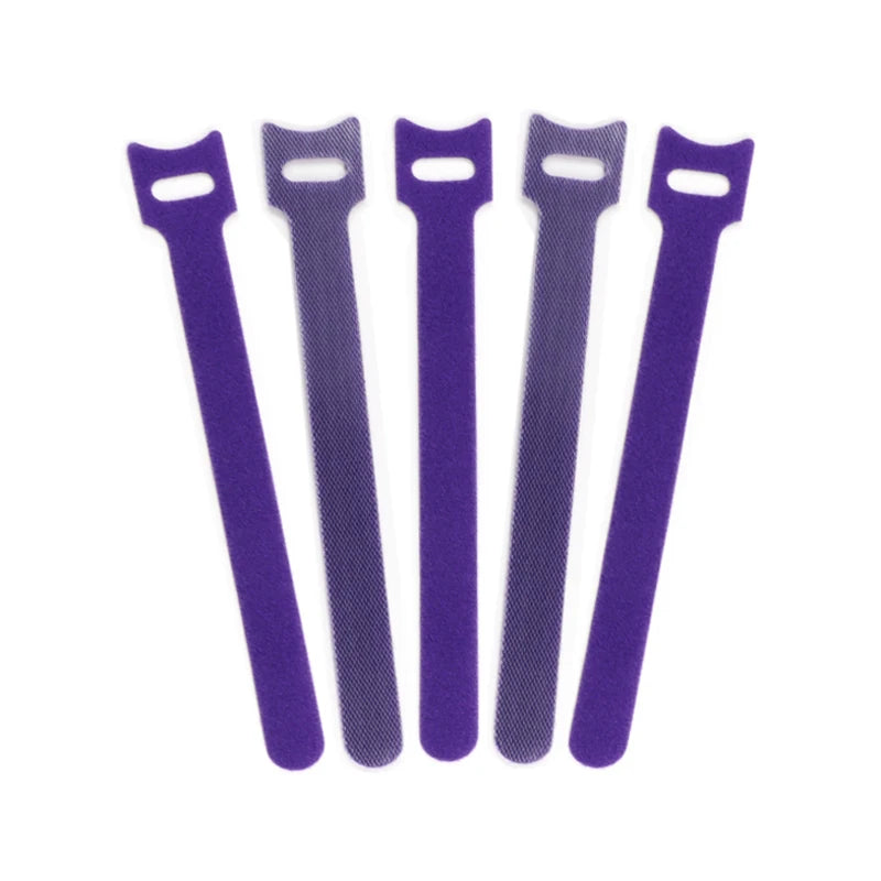 50–500 Stück T-förmige Kabelbinder, 200 mm, wiederverwendbarer Verschluss, Klettverschluss, verstellbare Kabelbinder, Organizer, Befestigungsband