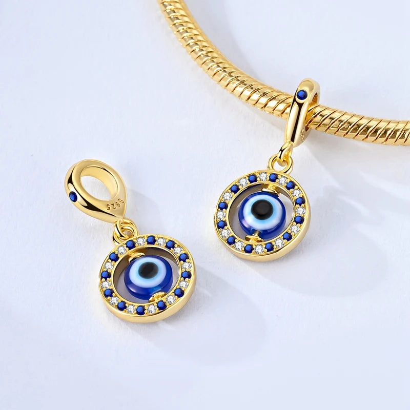 Original-Charm-Perlen aus 925er-Sterlingsilber, leuchtender, leuchtender Glühwürmchen-Schmetterlings-Anhänger für Armband-Charm-Schmuck