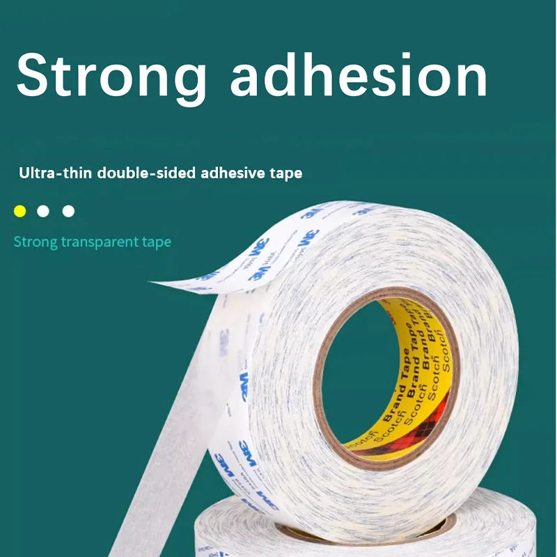 3M doppelseitiges Klebeband, 50 Meter, 9448A, weiß, hohe Haftung, für Büro, Studenten, Fahrzeug, Dekoration, selbstklebendes Papier, handgefertigtes Klebeband