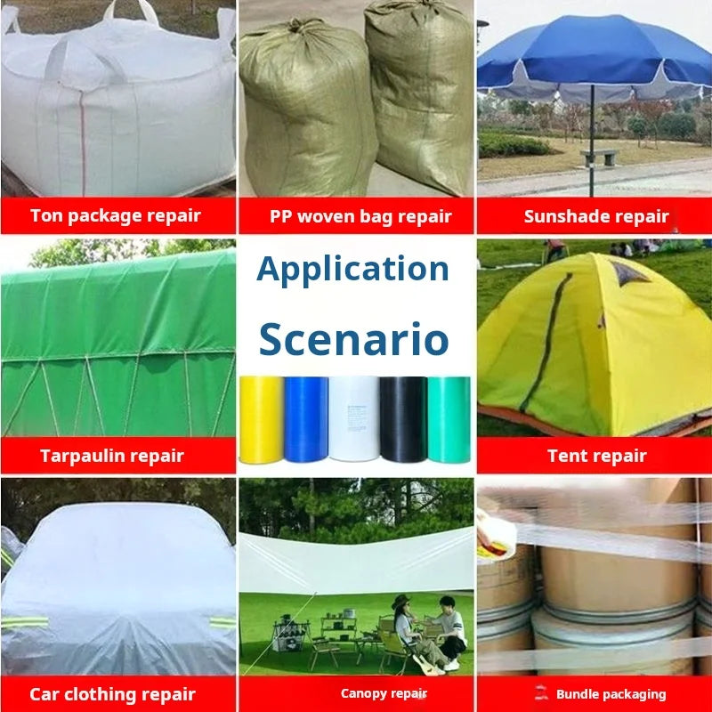 LKW-Plane-Reparaturband, Baldachin, Zelt, Tonne, Taschenband, gewebte Tasche, große Taschenreparatur, wasserdicht und sonnenbeständig
