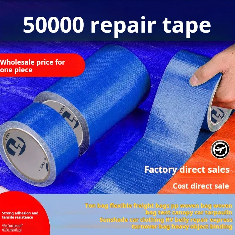 Reparaturband – Mehrfarbige Optionen für Planenüberdachung, wiederverwendbare Textiltaschen, Leckloch- und Rissbefestigungsband