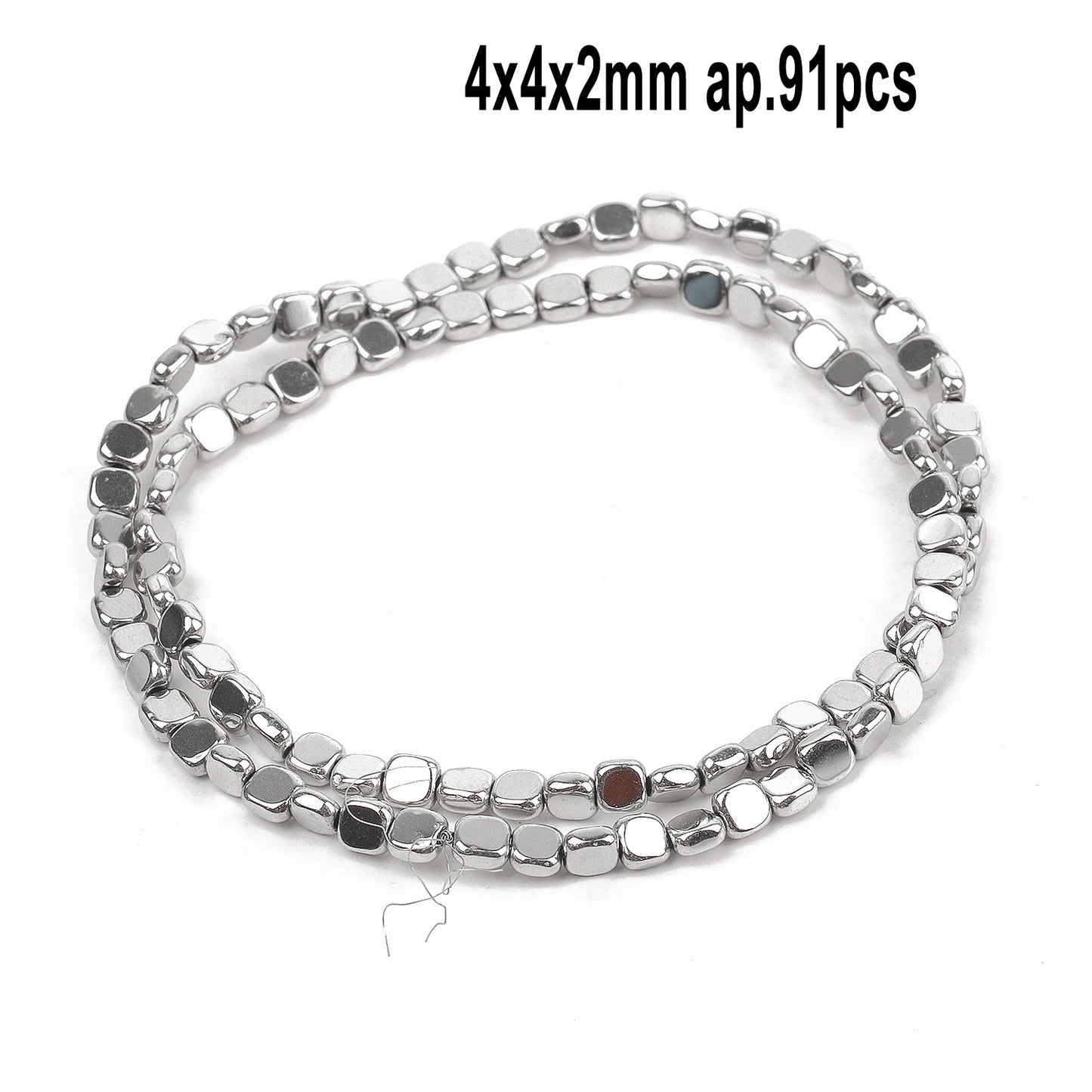 Großhandel AAA Rhodium Hämatit Perlen Charms Herz Stern Rohr Facettierte Runde Unregelmäßige Geometrische Form Perlen Für Schmuck Machen