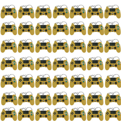50PCS Schlüsselbund für Jungen Männer Gamepad Schlüsselring Joystick Game Controller Schlüssel Zubehör fit Handtasche Schlüssel Anhänger Freunde Schlüssel geschenke
