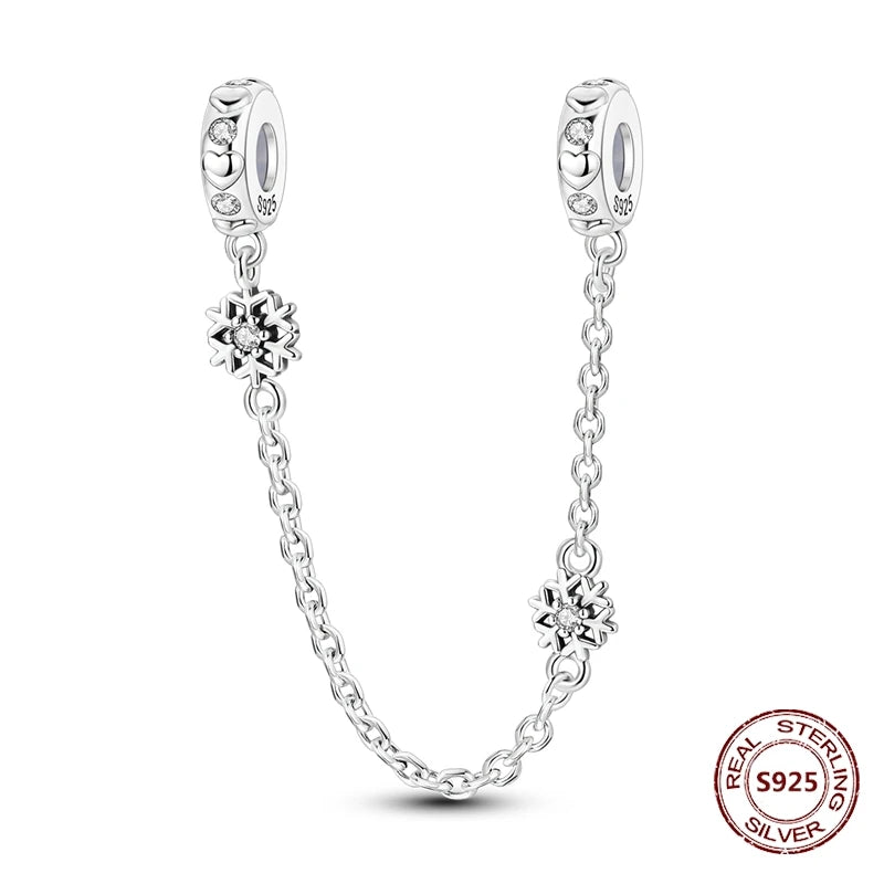 Sicherheitskette Libelle Schmetterling 925er Sterlingsilber Original Marienkäfer Kolibri Charm DIY Schmuckherstellung für Armband Armreif