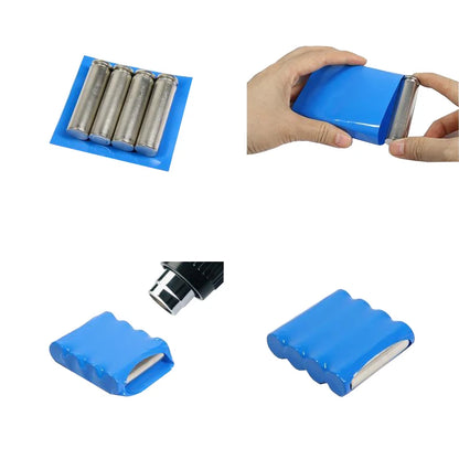 1kg blauer PVC-Schrumpf schlauch Antiker Lithium-Batterie-Schrumpf film blaue Isolierung Wärme schrumpf schlauch