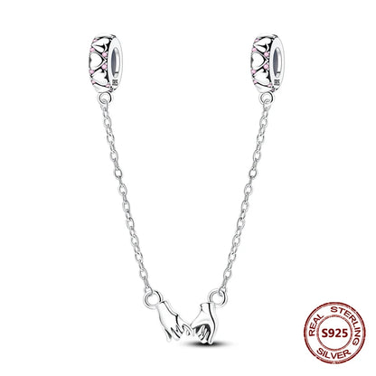 Teufelsaugen-Charm aus 925er Silber, Original-Hand der Fatima, blauer Zirkon, Kreuz, blaue Augen, passend für Armbänder, DIY-Herstellung von Schmuck, Geschenk