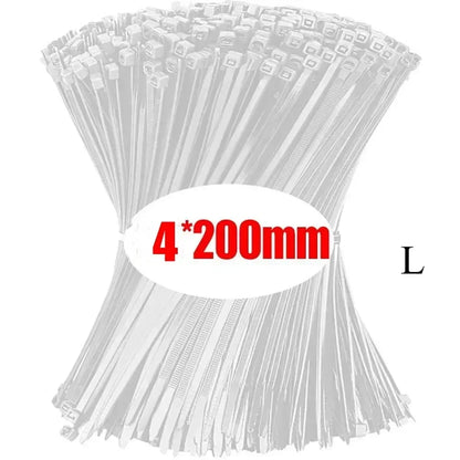 Kabelbinder, wiederverwendbare Kunststoff-Flanschbinder, Kabelbinder aus Kunststoff, Nylon, Kabelbinder, Organizer, Klemme, selbstsichernd, Bürodraht, Reißverschluss, Großhandel