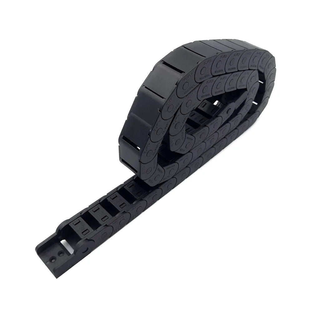 JFLO 1 Meter 15 Series Schleppkette, Drahtträger, Kabelhalter, Schutz, Schleppleine für CNC-Werkzeuge, halbgeschlossener Typ, Innenöffnung