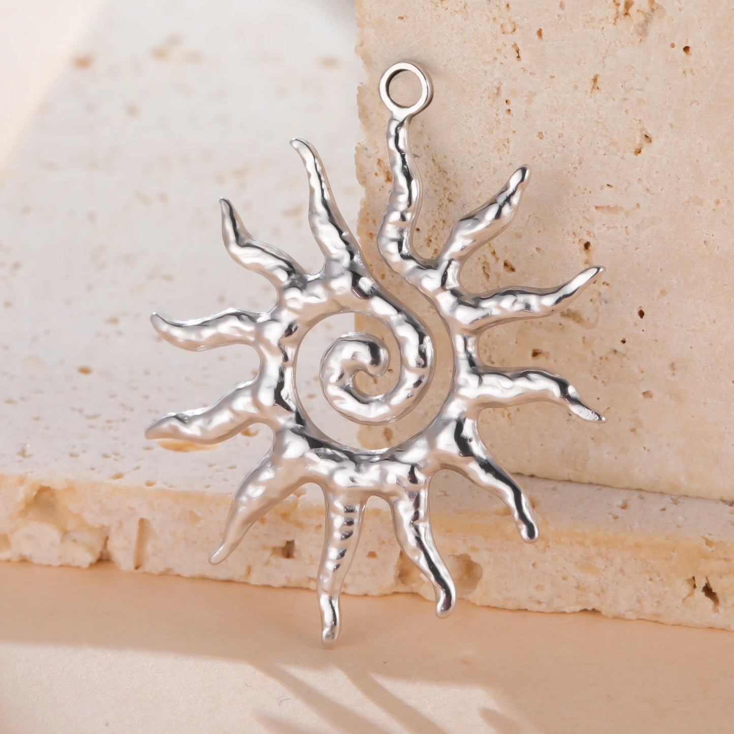 Teamer 3 teile/los Sonne Muster Charms Edelstahl Für Halskette Herstellung Von Schmuck Vintage Zubehör Gott Amulett Geschenk Neue 2026