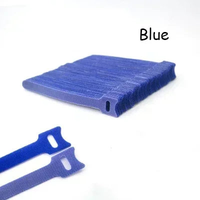 Klettverschluss, selbstklebend, kann wiederverwendet werden, Nylon, T-Hakenring, Schnalle, Befestigungsband für Kabelmanagement, Klebeband, Klettverschluss